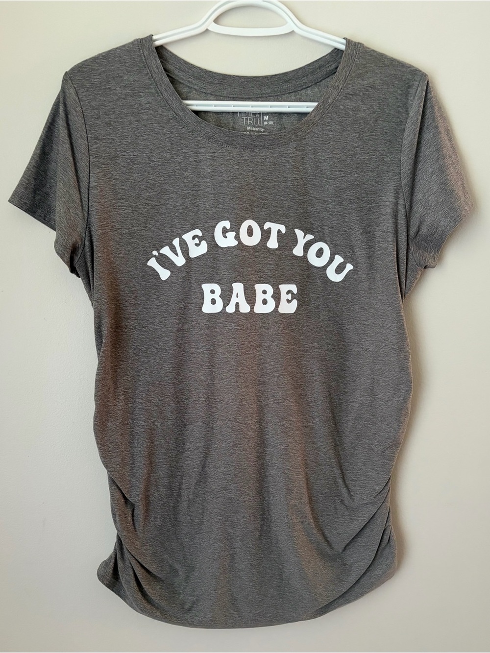 Time and Tru Maternity Tee - Size Medium
